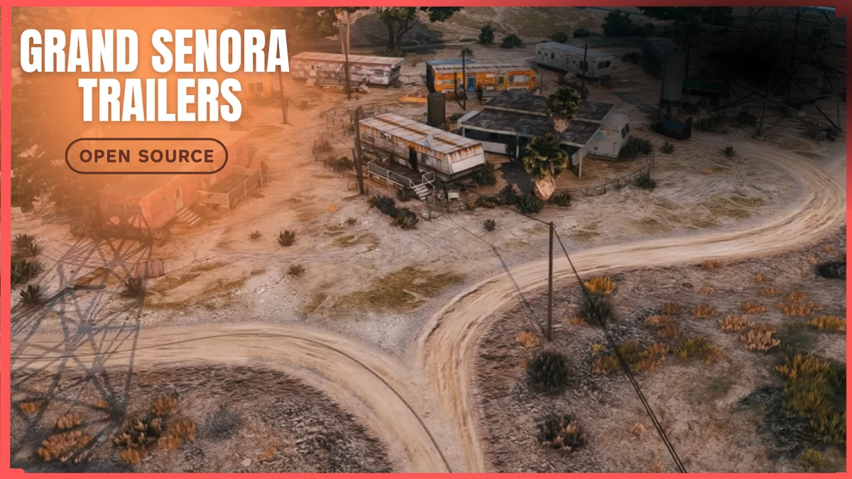 Grand Senora Trailers MLO FiveM | Gang Hideout & Criminal Base | Open Source
